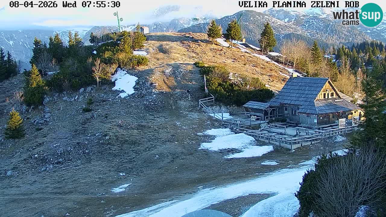 Zeleni Rob – Webcam live | Velika Planina