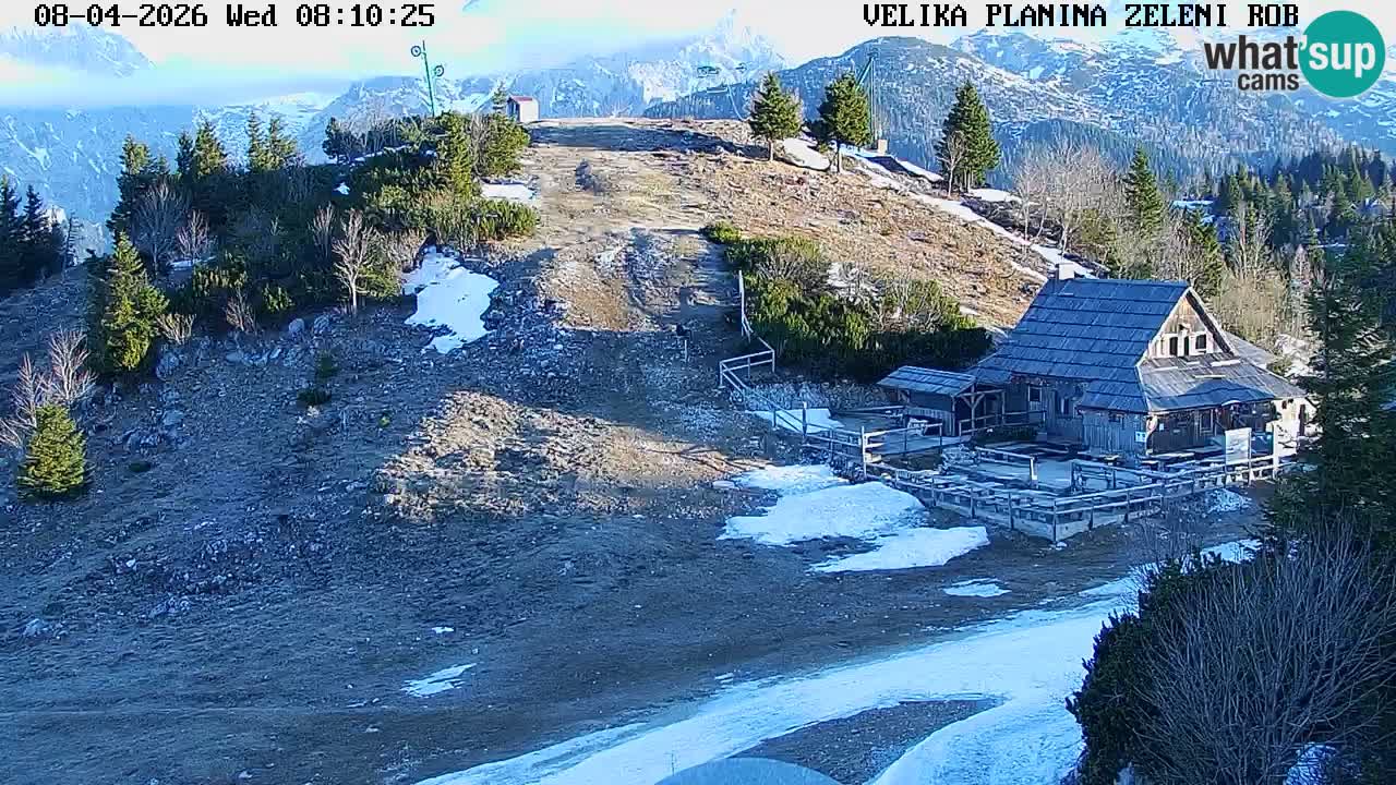 Zeleni Rob – Webcam live | Velika Planina