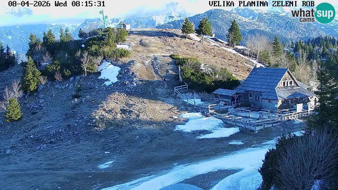 Zeleni Rob – Webcam live | Velika Planina