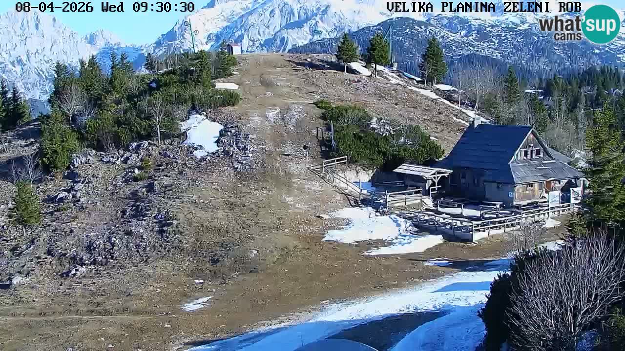 Zeleni Rob – Webcam live | Velika Planina