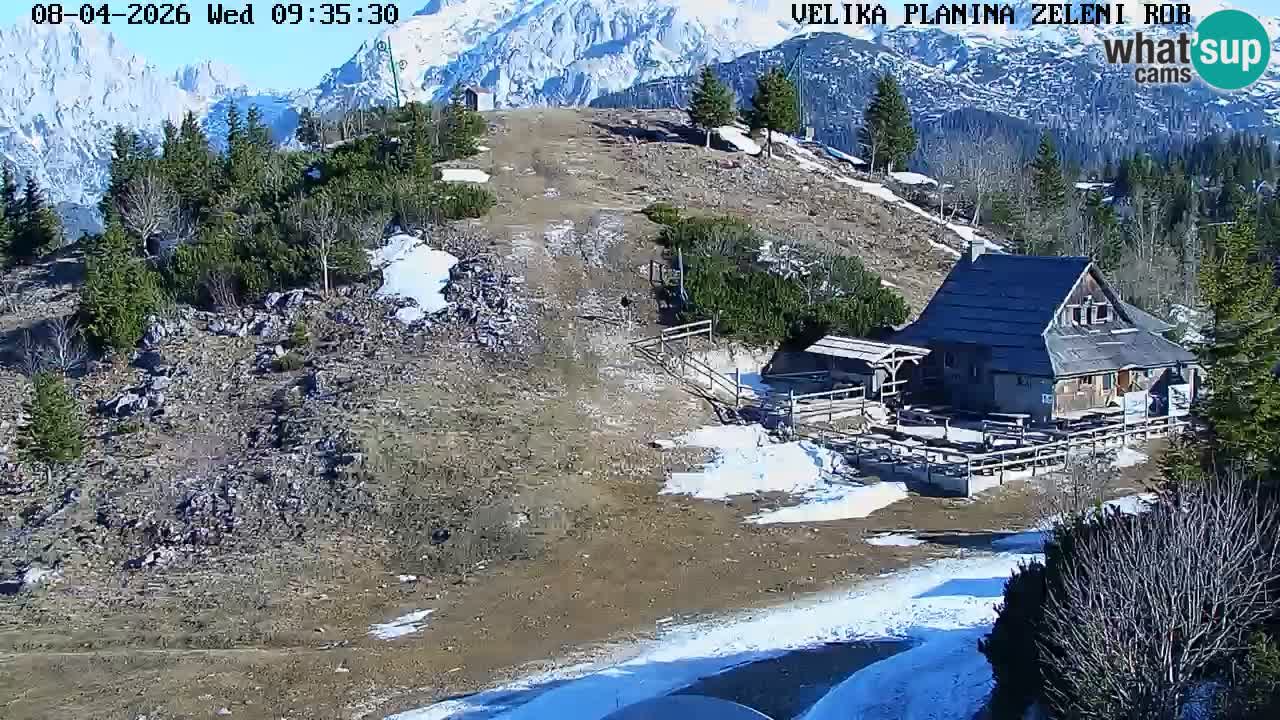 Zeleni Rob | Webcam live Velika Planina