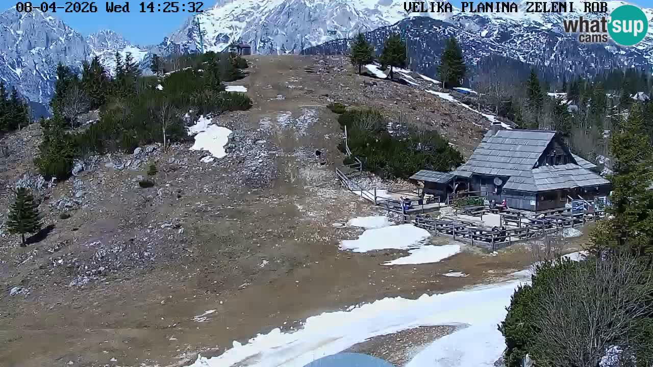 Zeleni Rob | Webcam live Velika Planina
