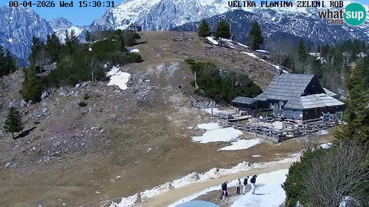 Zeleni Rob – Webcam live | Velika Planina