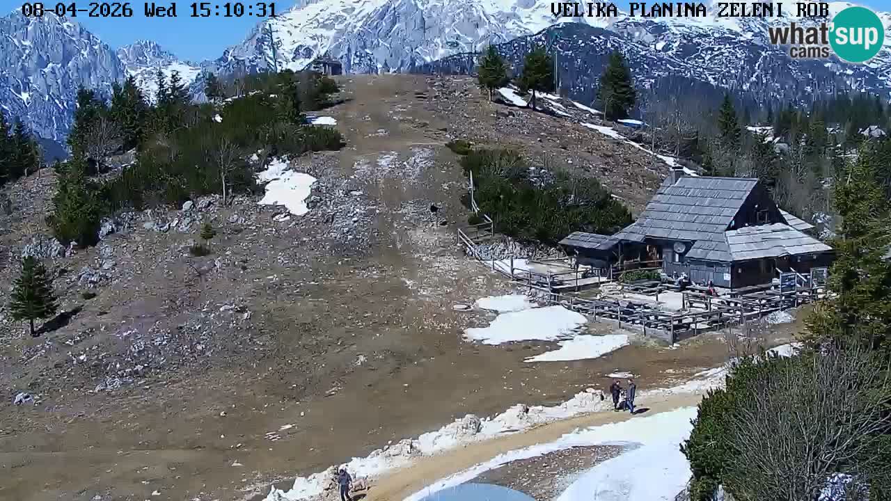 Zeleni Rob | Webcam live Velika Planina
