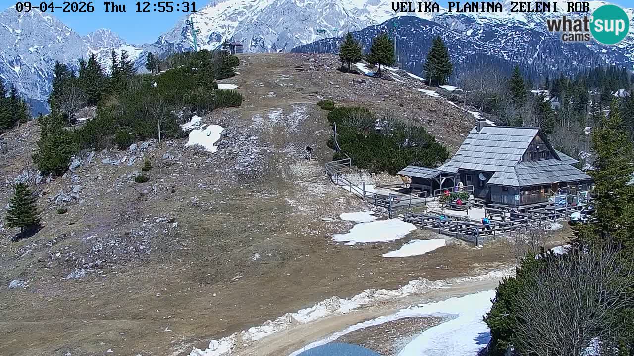 Zeleni Rob – Webcam live | Velika Planina