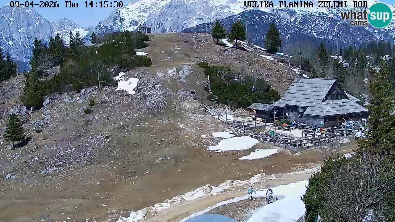 Zeleni Rob – Webcam live | Velika Planina