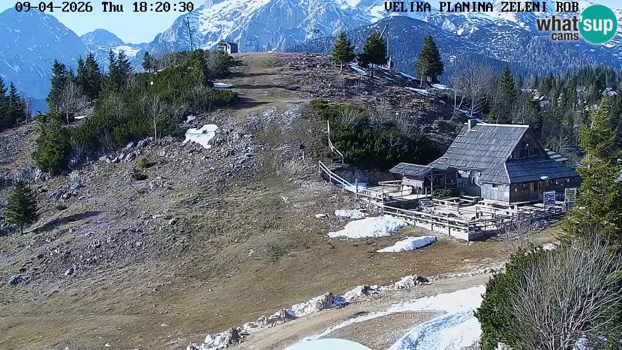 Zeleni Rob – Webcam live | Velika Planina
