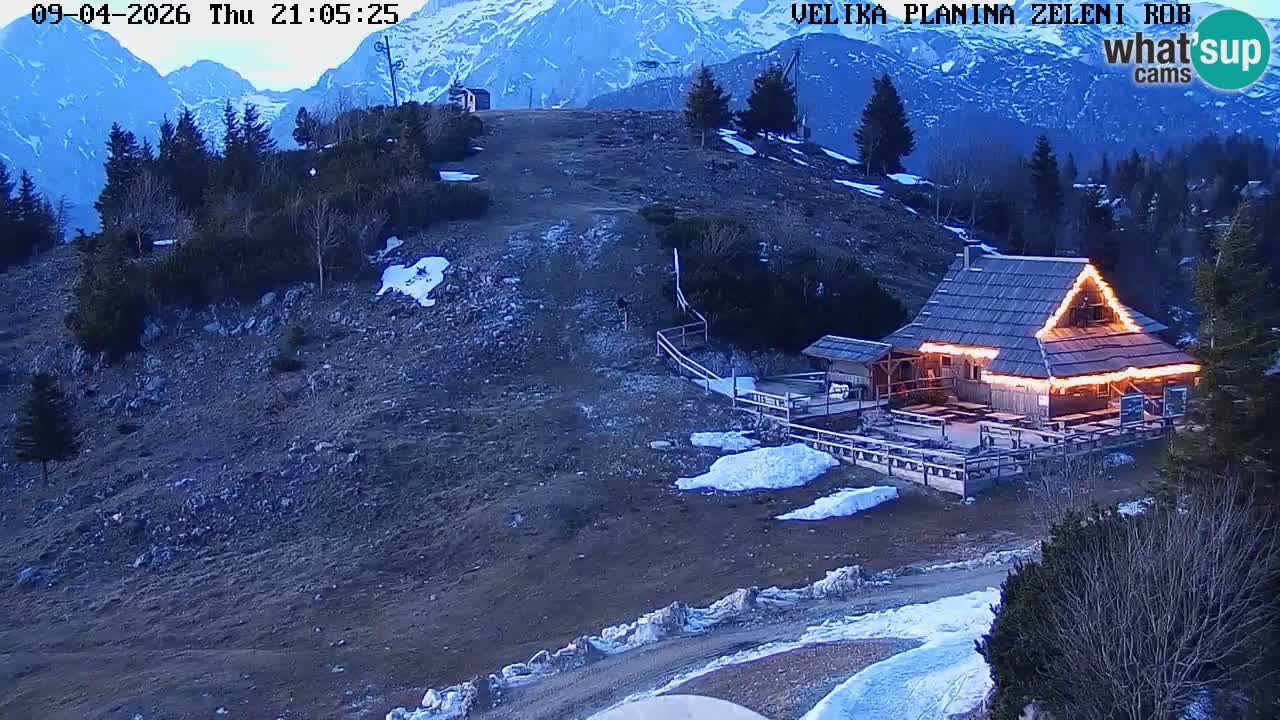 Zeleni Rob – Webcam live | Velika Planina