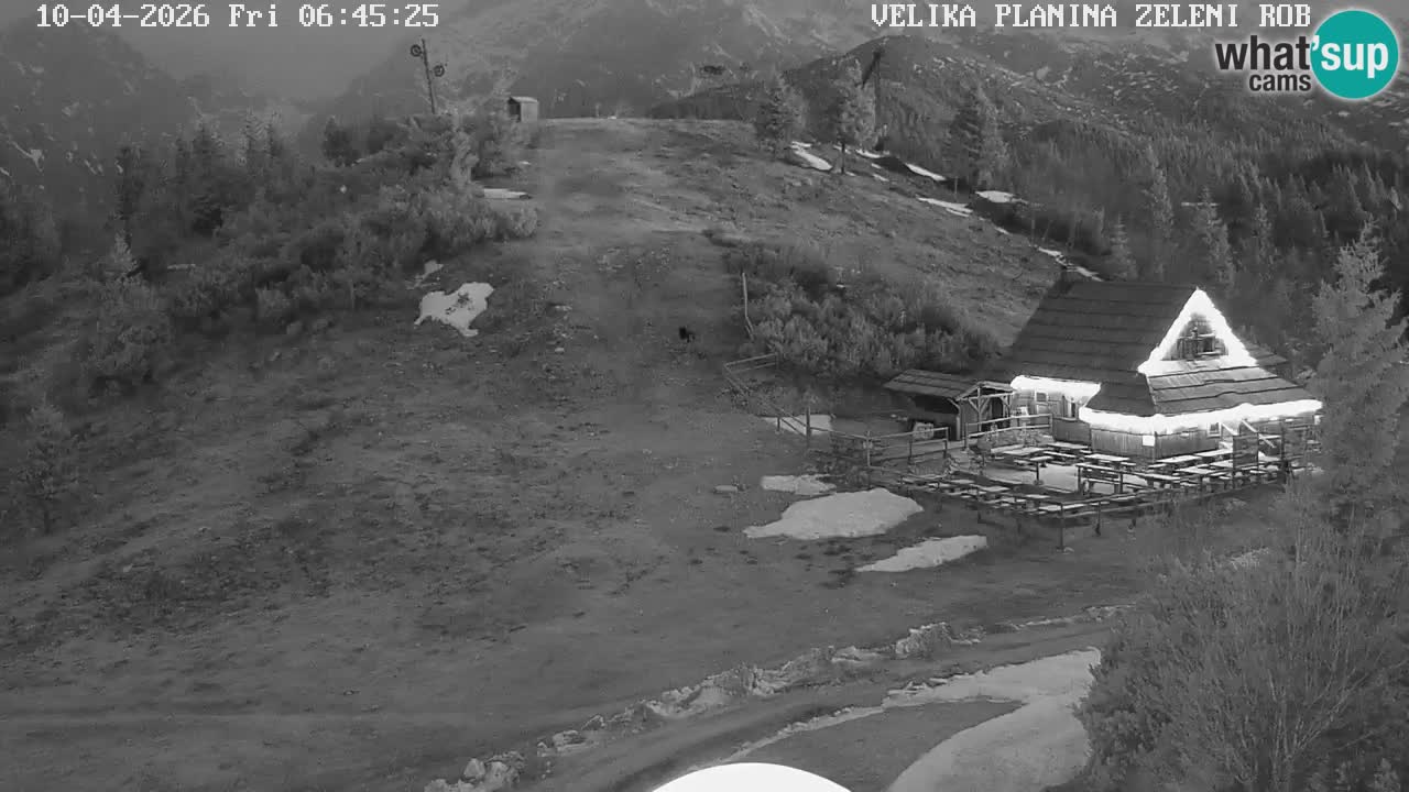 Zeleni Rob – Webcam live | Velika Planina