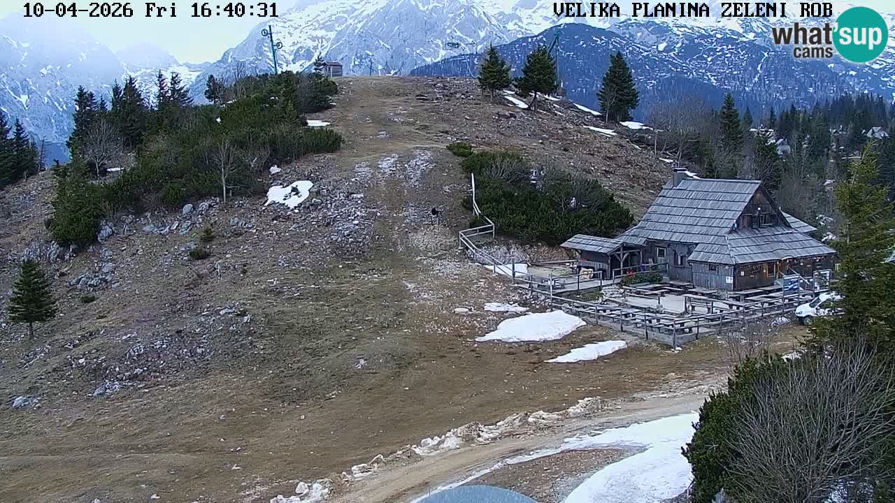 Zeleni Rob – Webcam live | Velika Planina