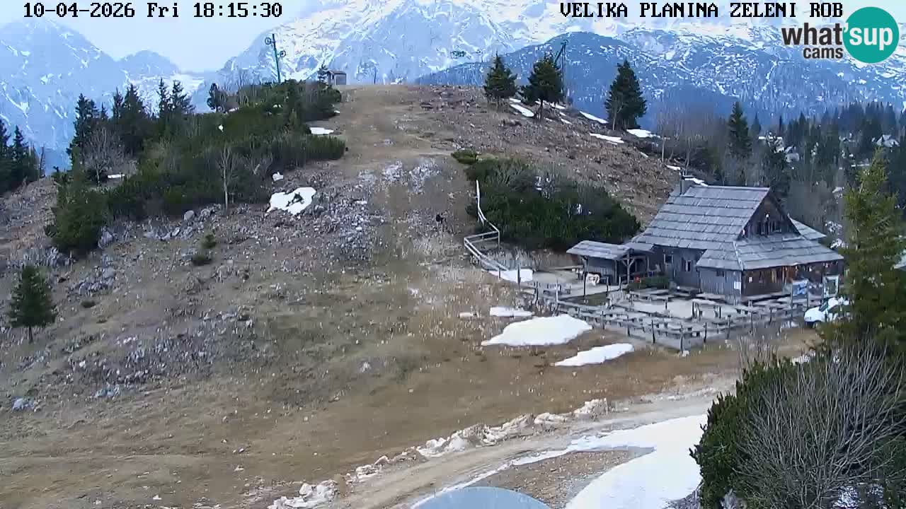Zeleni Rob – Webcam live | Velika Planina