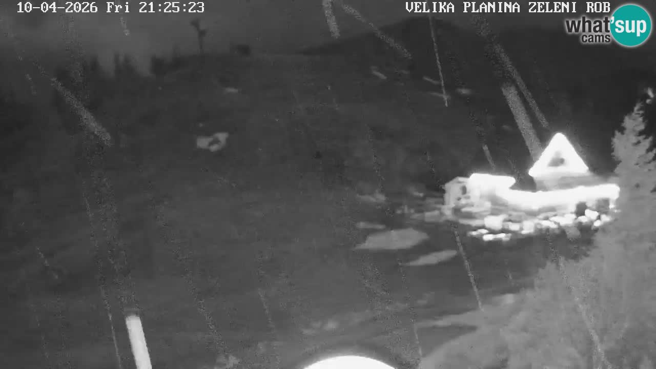 Zeleni Rob | Webcam en vivo Velika Planina