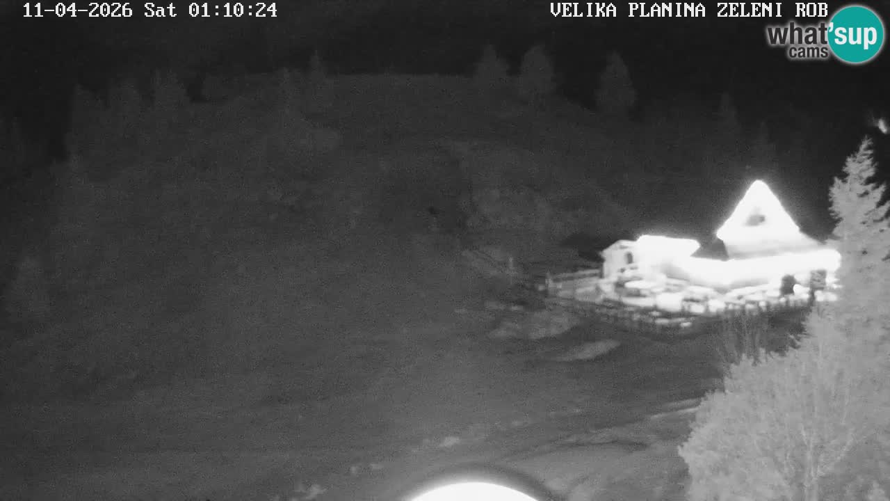 Zeleni Rob | Web kamera Velika Planina
