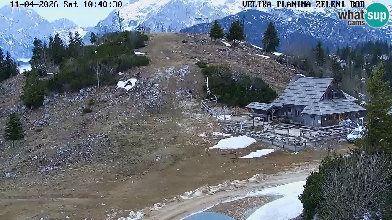 Zeleni Rob – Webcam live | Velika Planina