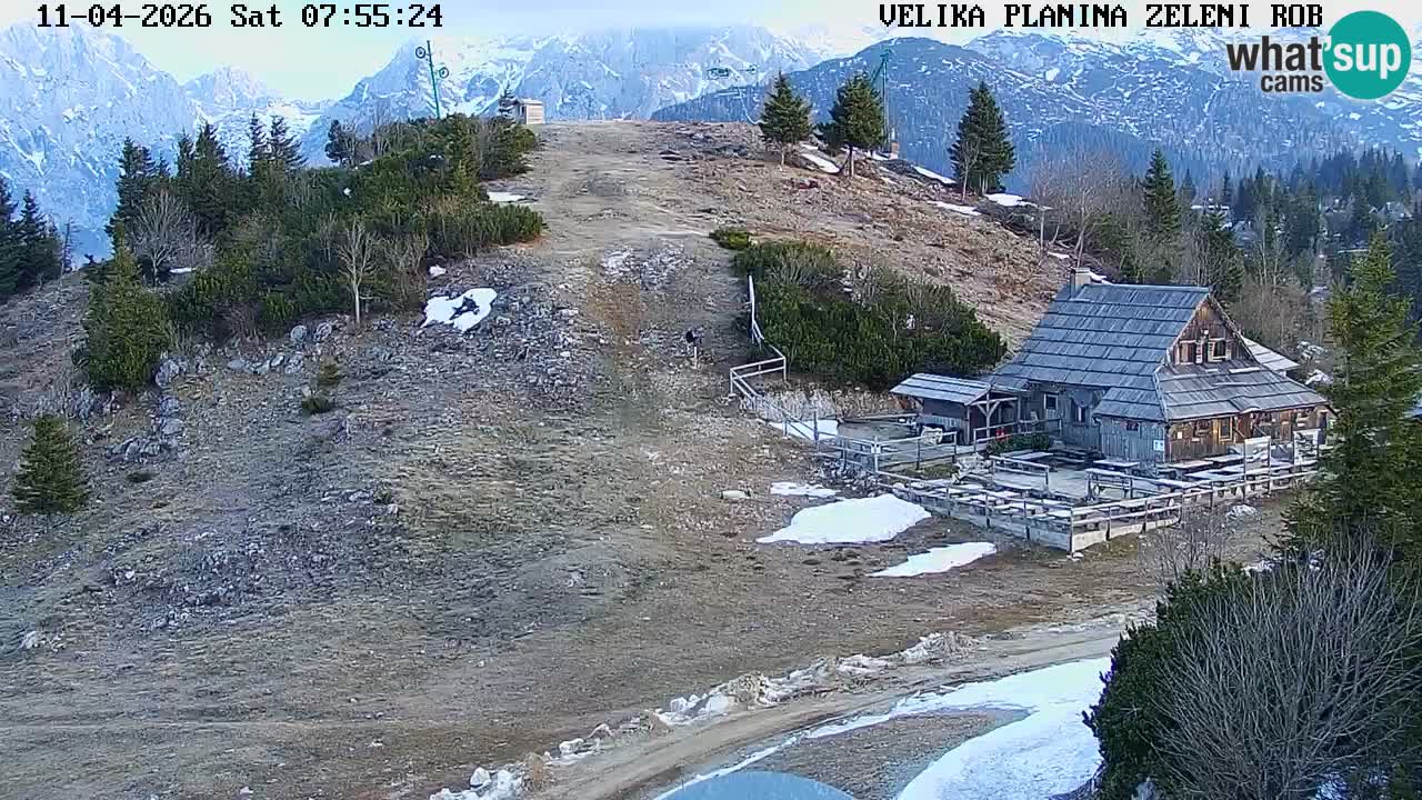 Zeleni Rob | Webcam live Velika Planina