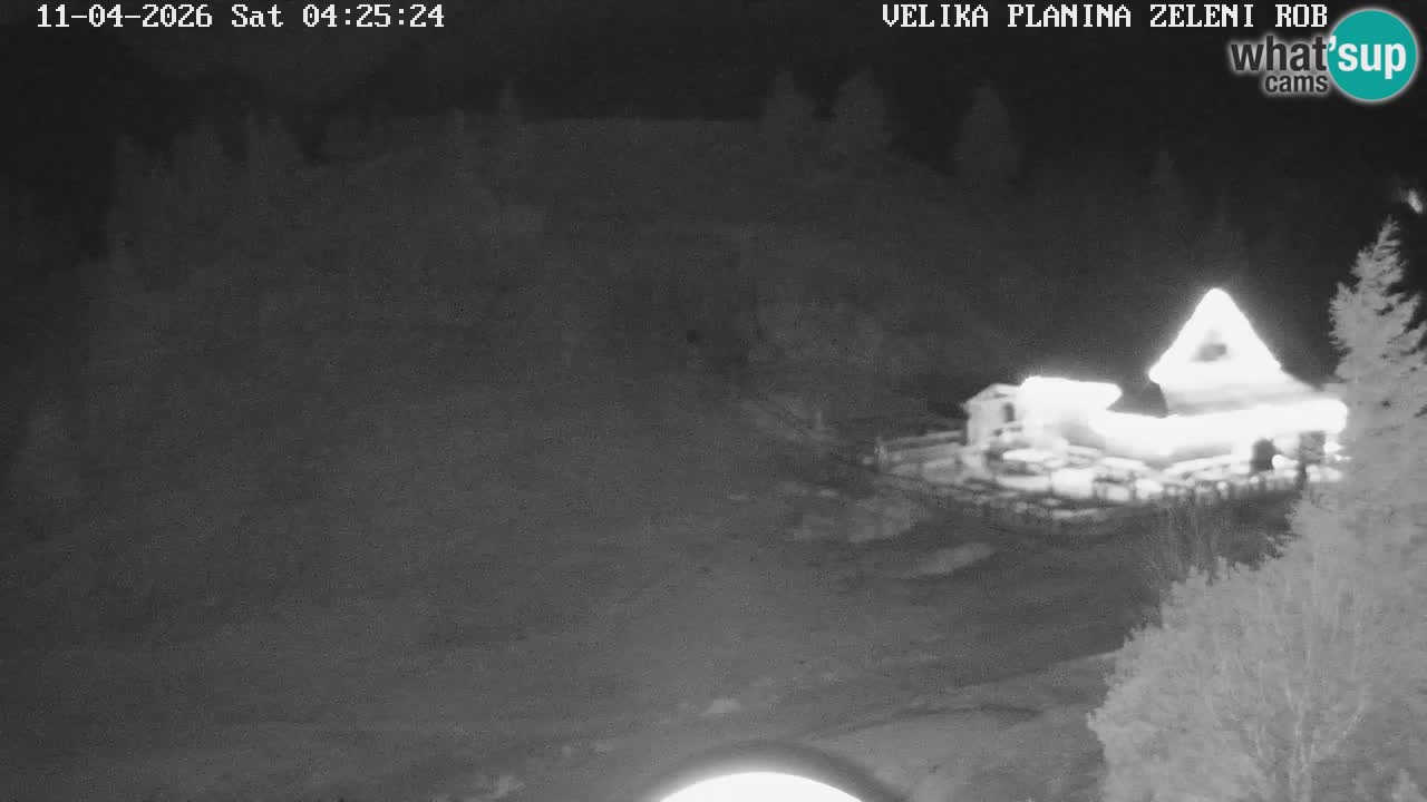 Zeleni Rob | Webcam en vivo Velika Planina