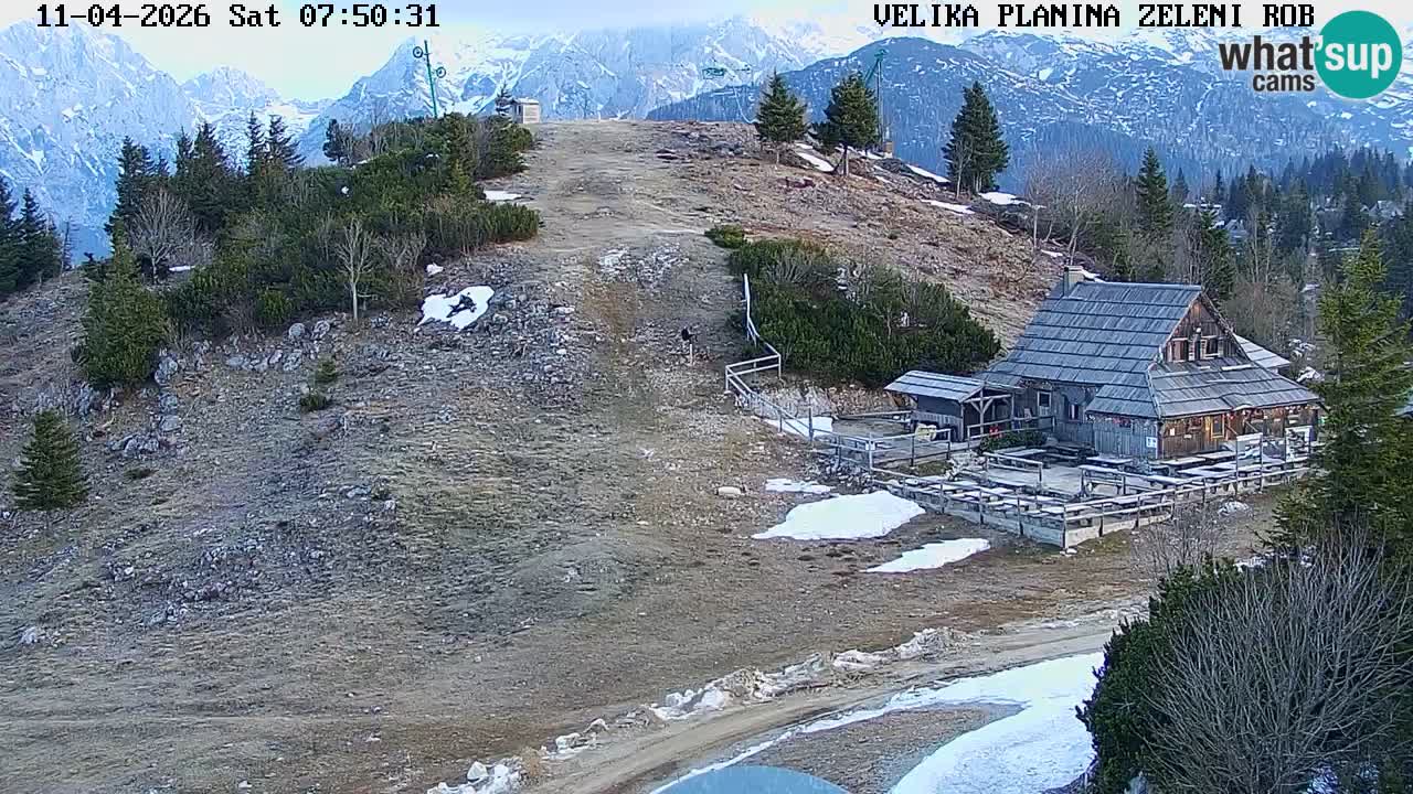 Zeleni Rob – Webcam live | Velika Planina