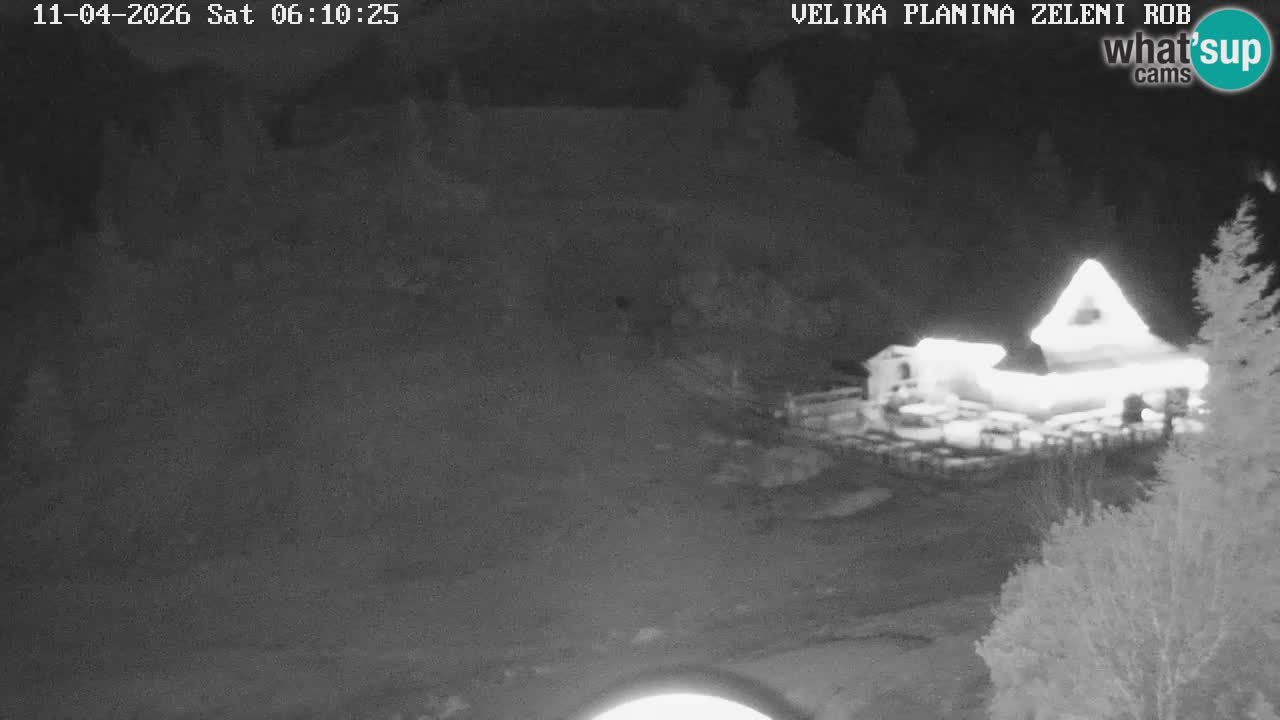 Zeleni Rob | Web kamera Velika Planina