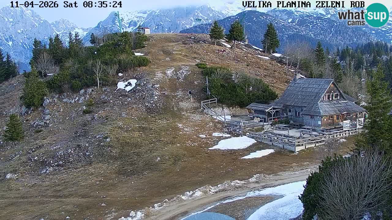 Zeleni Rob – Webcam live | Velika Planina