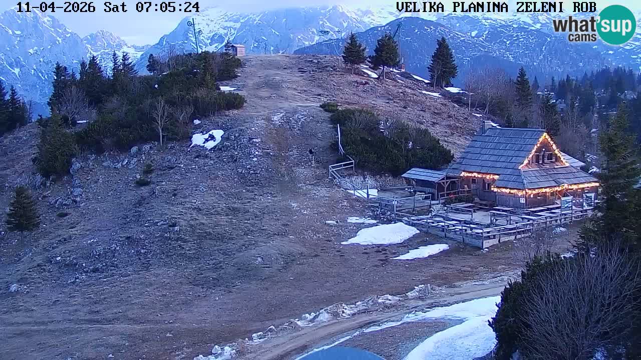 Zeleni Rob – Webcam live | Velika Planina
