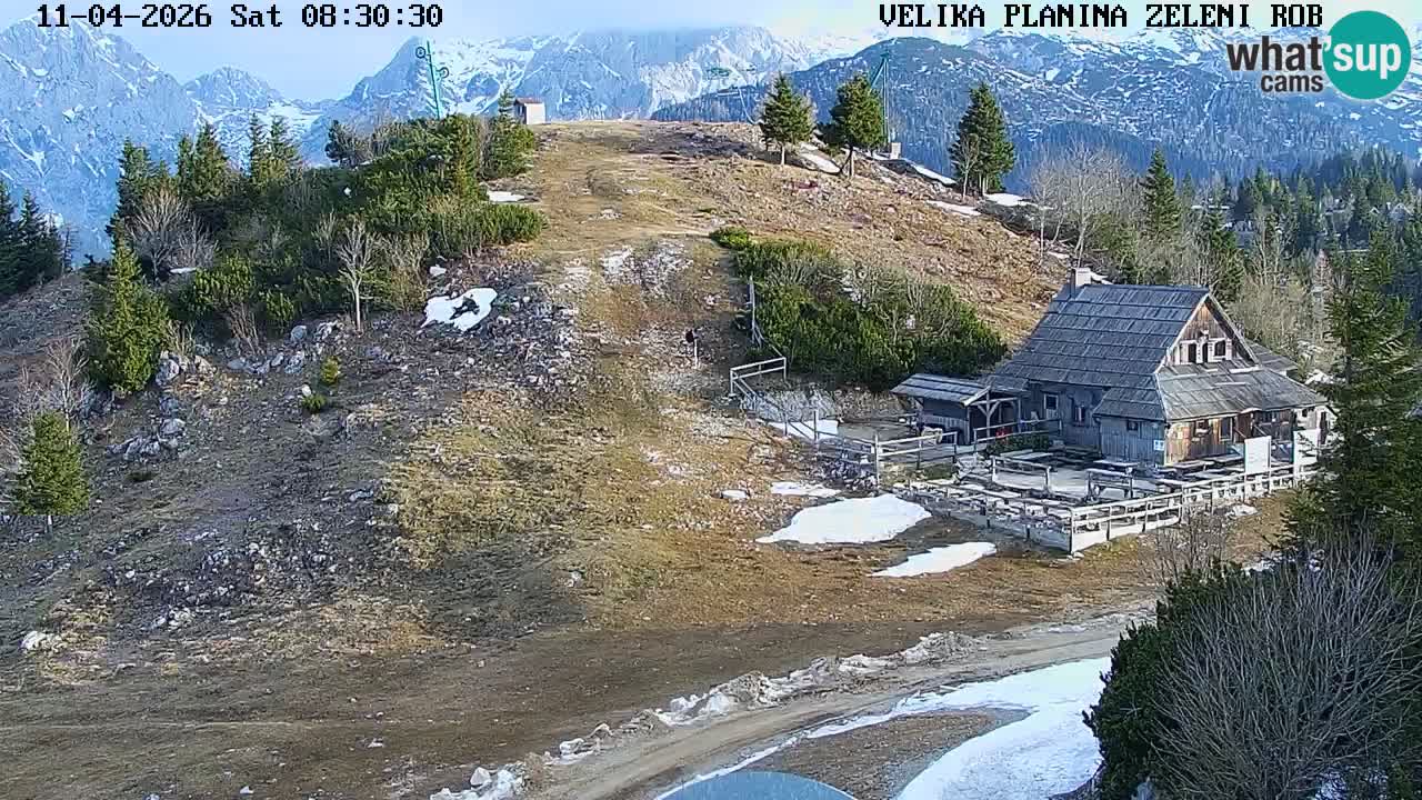 Zeleni Rob | Webcam live Velika Planina
