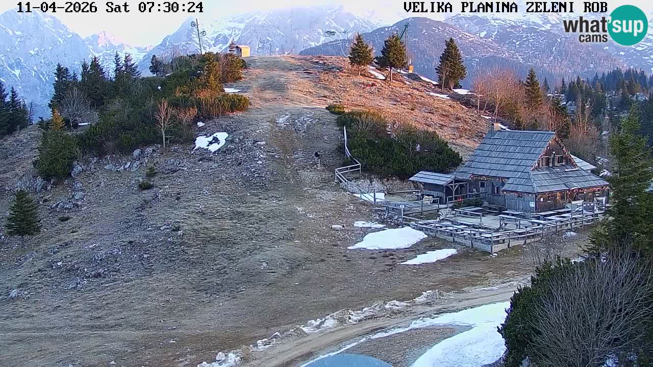 Zeleni Rob | Webcam live Velika Planina