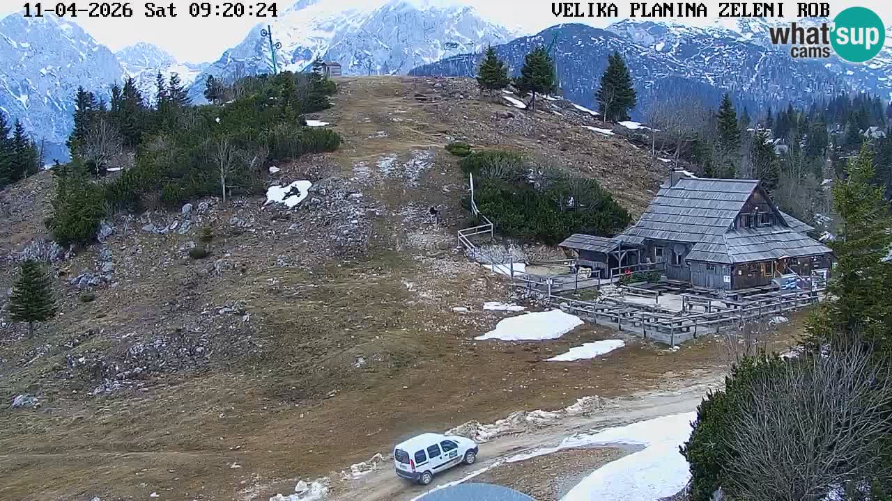 Zeleni Rob – Webcam live | Velika Planina