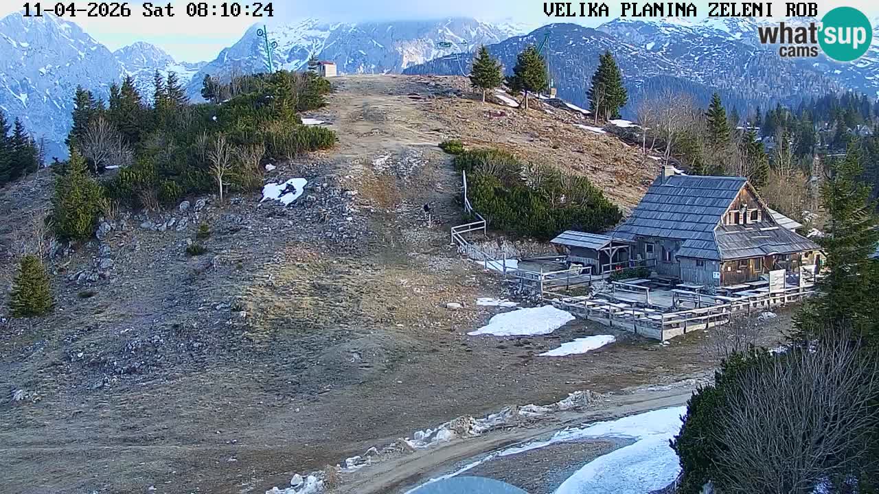 Zeleni Rob – Webcam live | Velika Planina