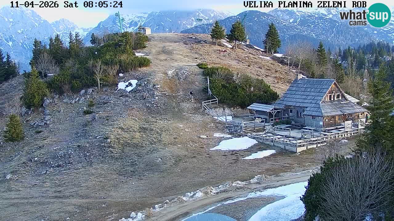 Zeleni Rob | Webcam live Velika Planina