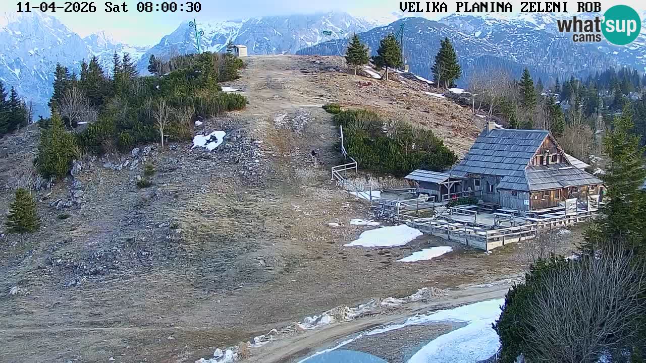 Zeleni Rob – Webcam live | Velika Planina