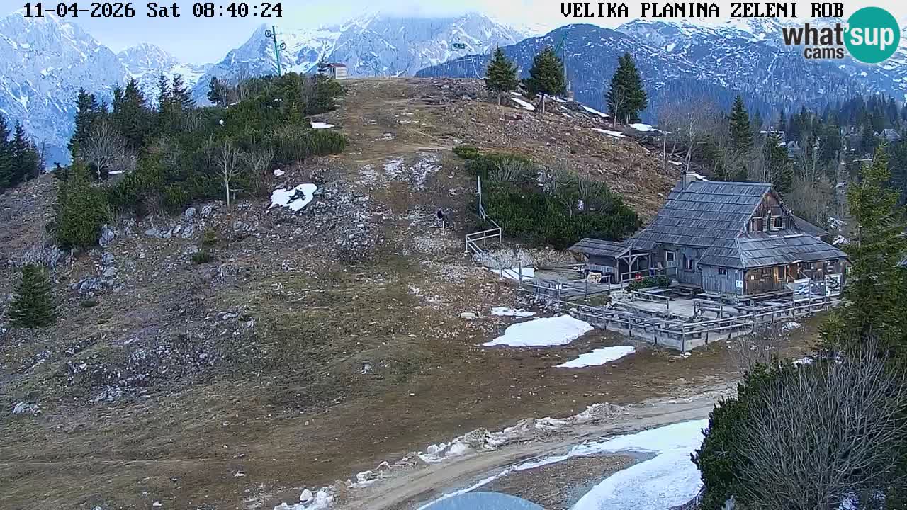 Zeleni Rob – Webcam live | Velika Planina