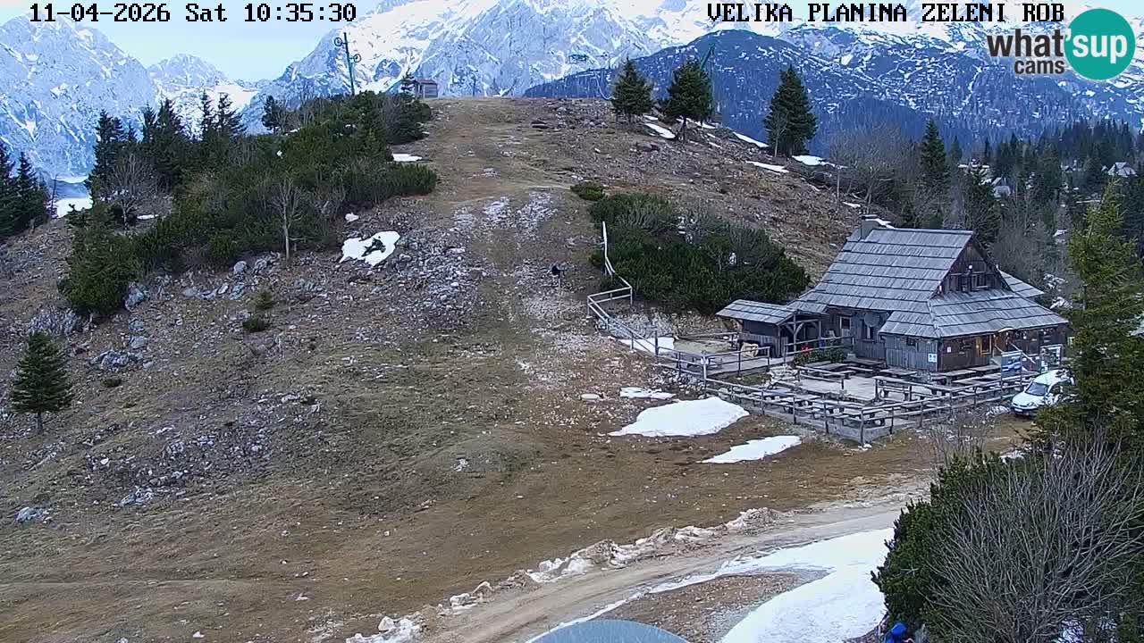 Zeleni Rob | Web kamera Velika Planina