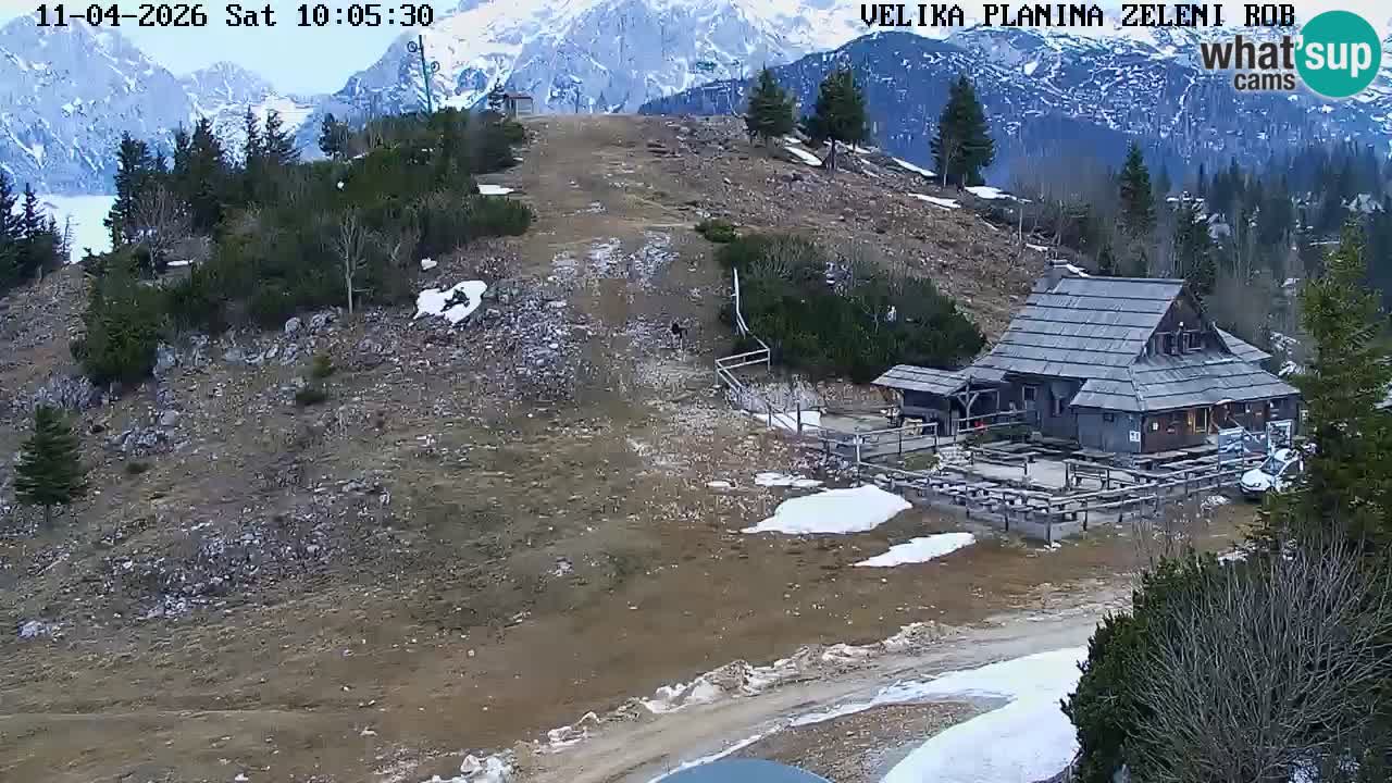 Zeleni Rob – Webcam live | Velika Planina
