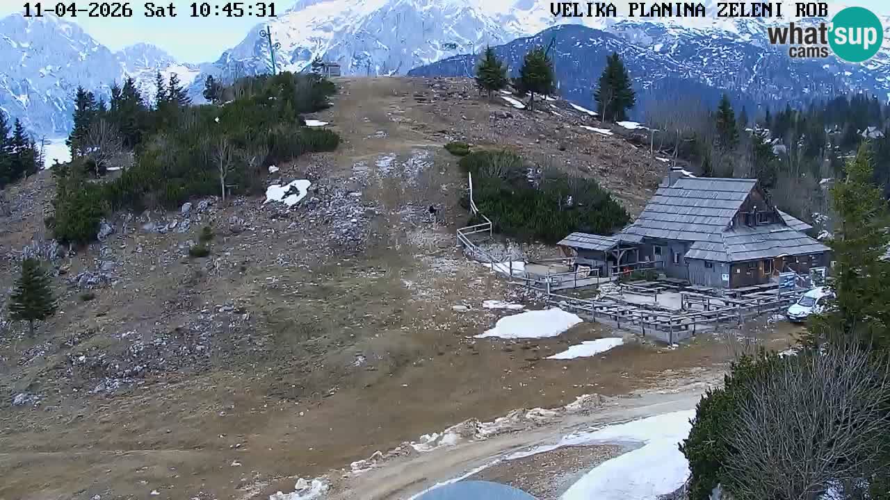 Zeleni Rob | Webcam live Velika Planina