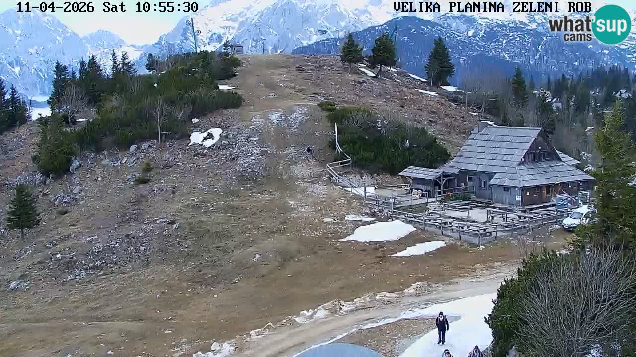 Zeleni Rob | Web kamera Velika Planina