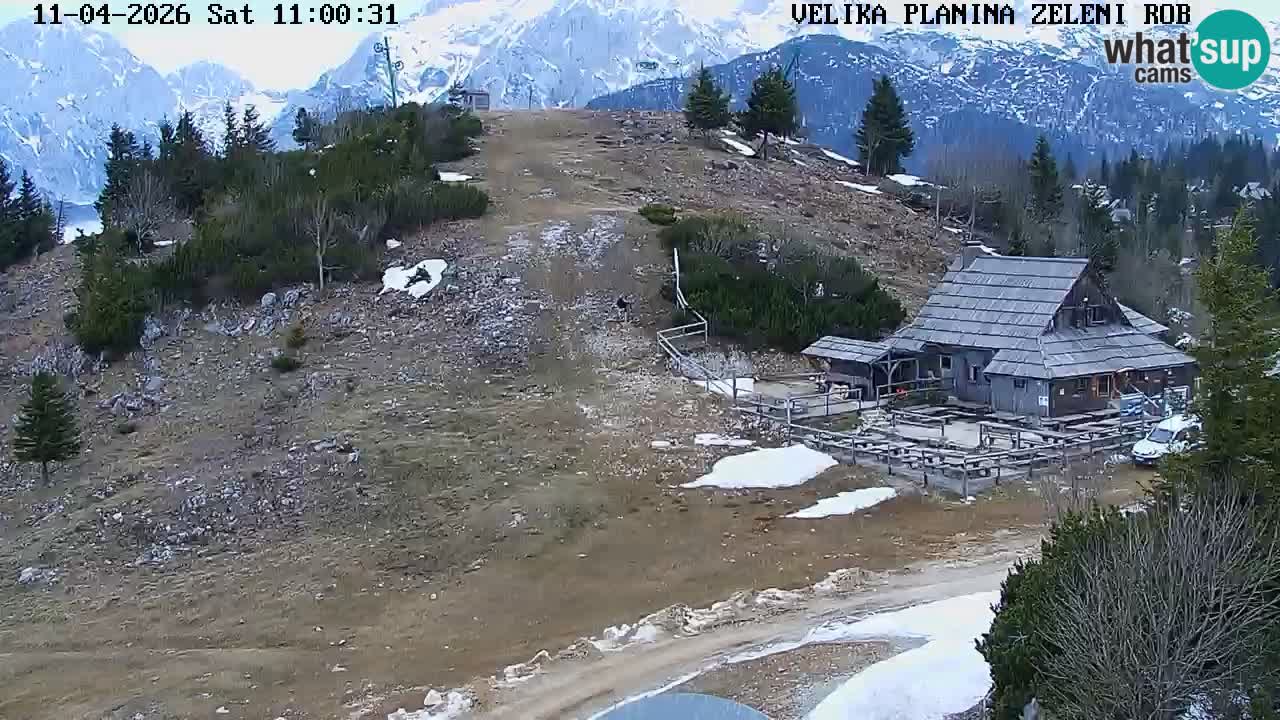 Zeleni Rob – Webcam live | Velika Planina