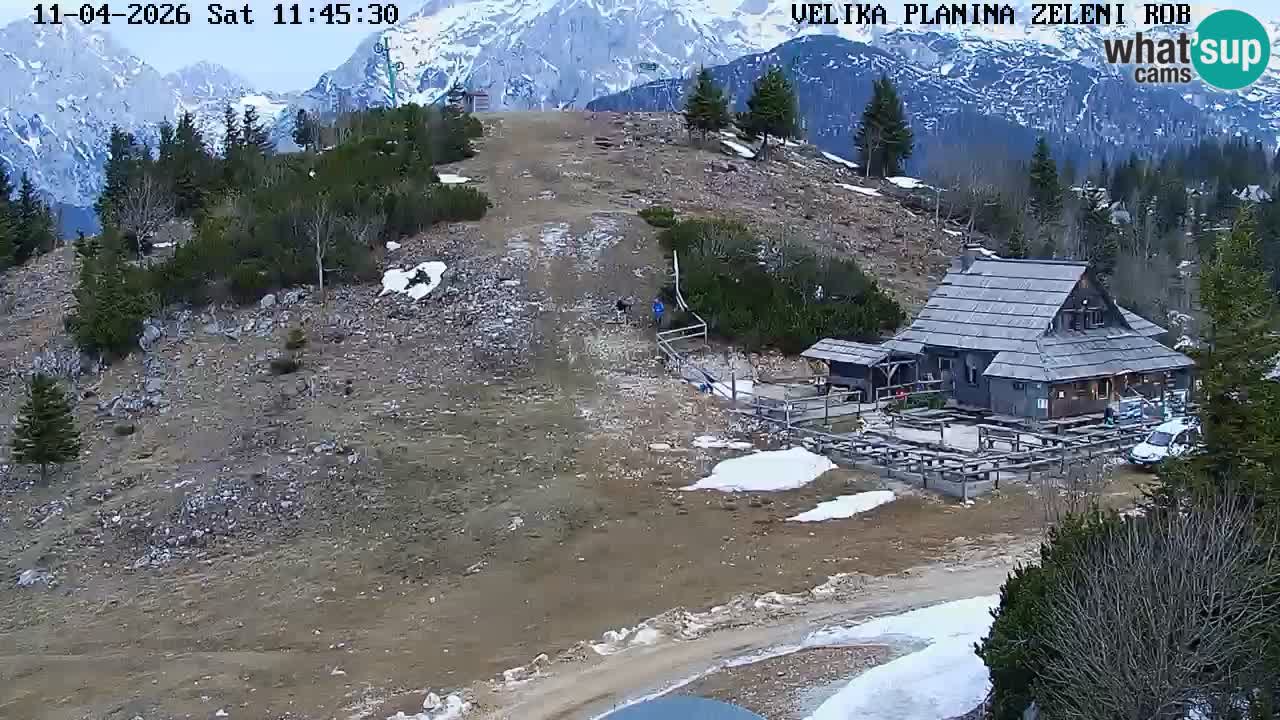 Zeleni Rob – Webcam live | Velika Planina