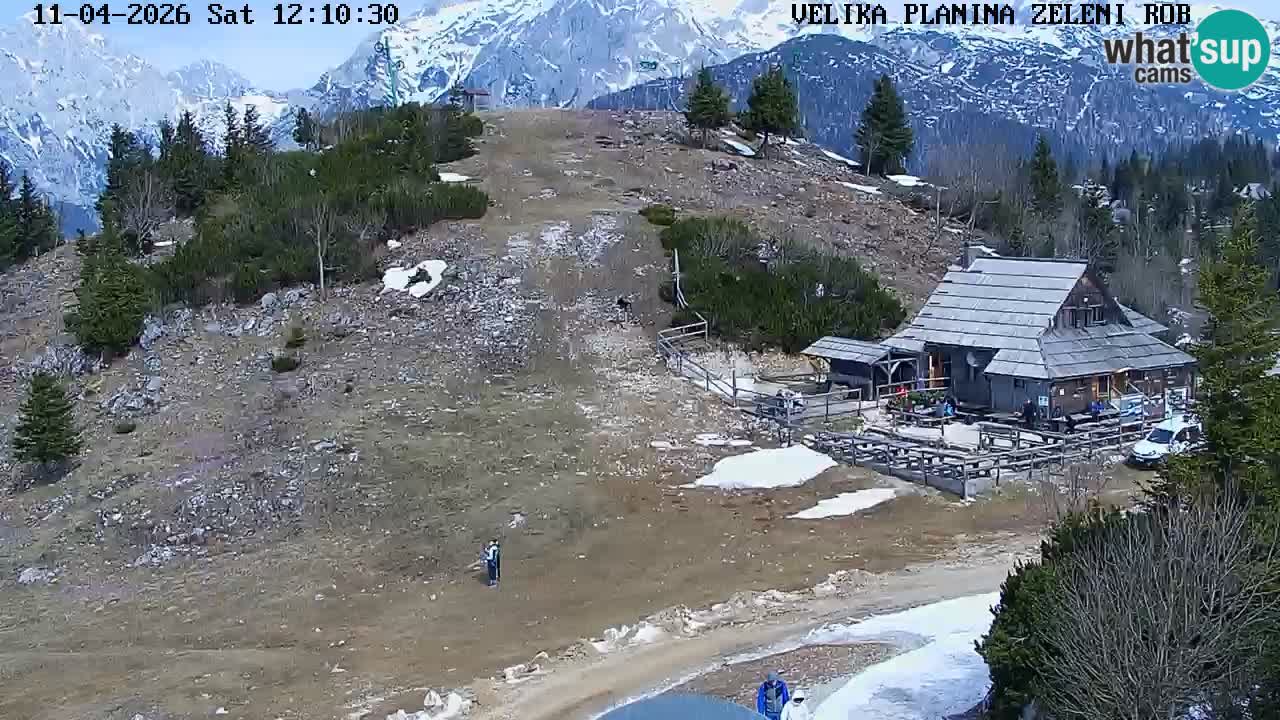 Zeleni Rob | Webcam live Velika Planina