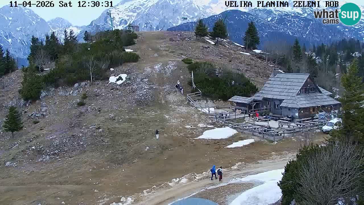 Zeleni Rob – Webcam live | Velika Planina