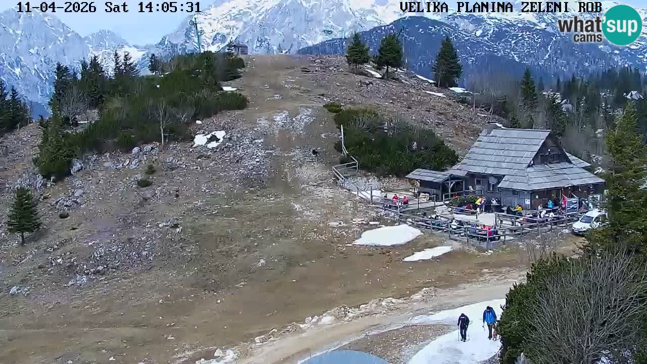 Zeleni Rob | Webcam live Velika Planina