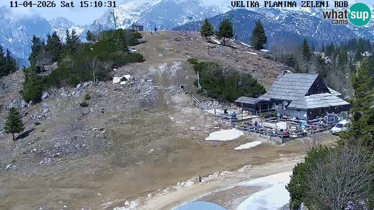 Zeleni Rob – Webcam live | Velika Planina