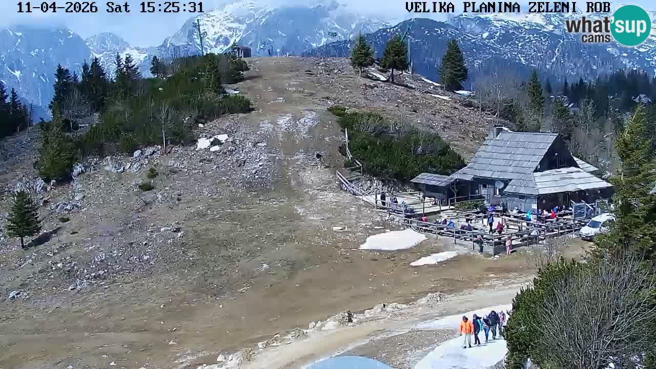 Zeleni Rob | Web kamera Velika Planina