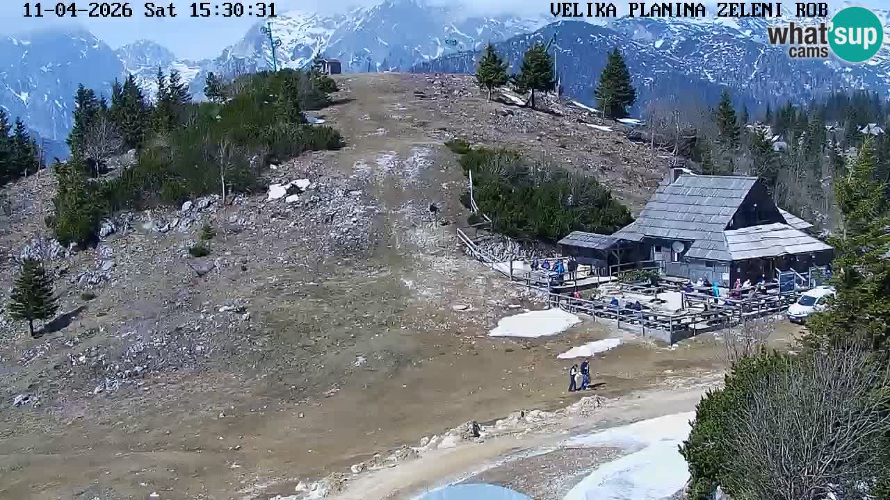Zeleni Rob | Webcam live Velika Planina