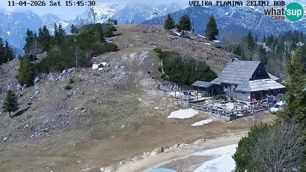 Zeleni Rob | Webcam live Velika Planina