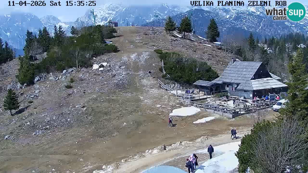 Zeleni Rob | Webcam live Velika Planina