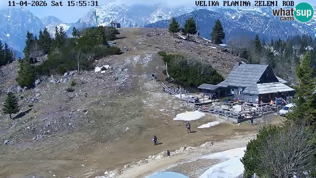 Zeleni Rob | Webcam live Velika Planina