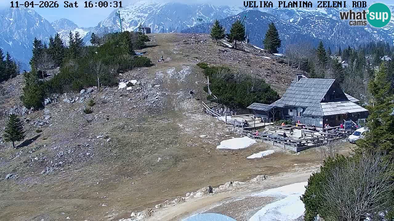 Zeleni Rob – Webcam live | Velika Planina
