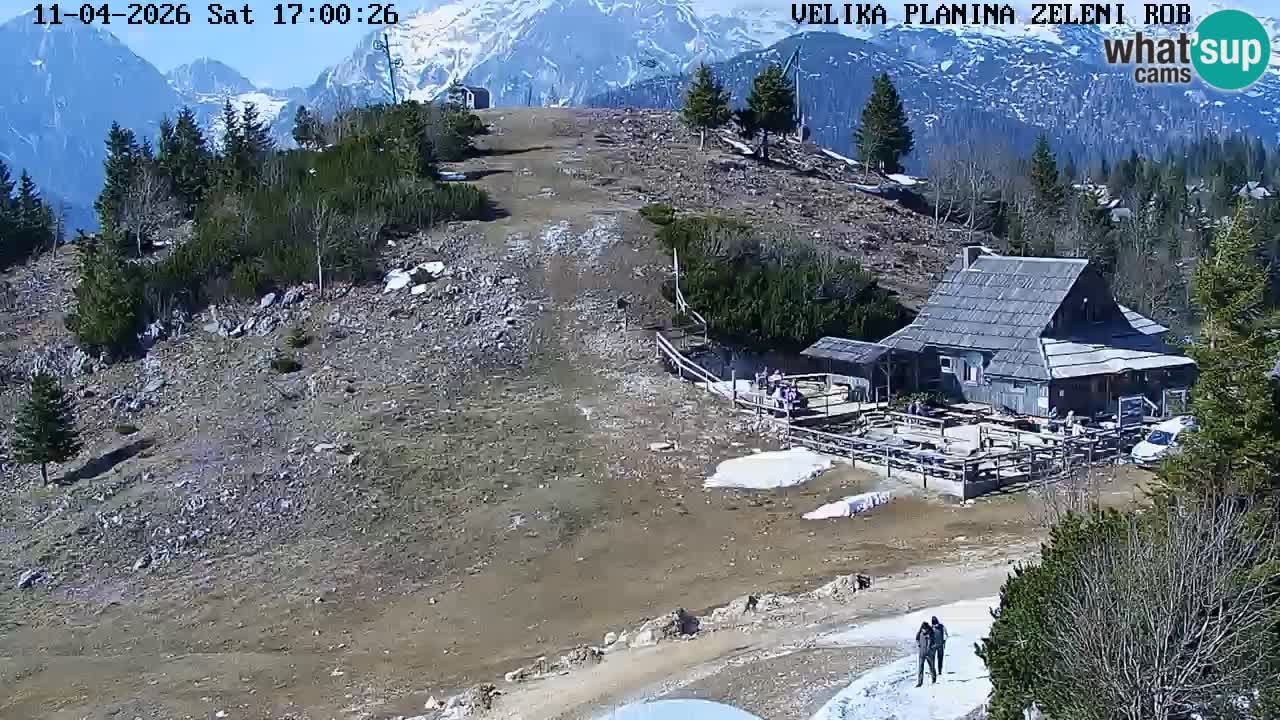 Zeleni Rob – Webcam live | Velika Planina
