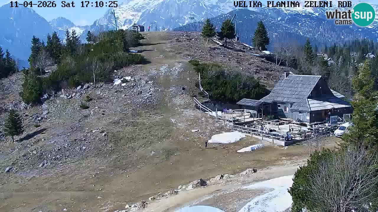 Zeleni Rob | Webcam live Velika Planina