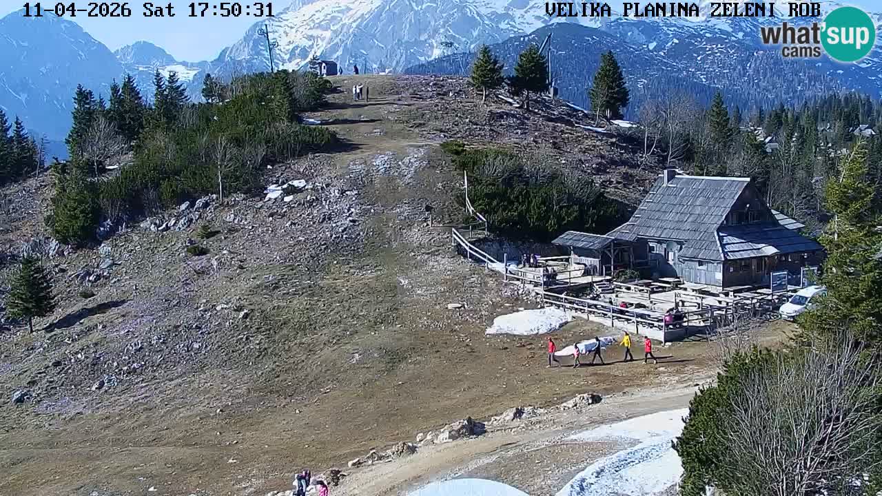 Zeleni Rob – Webcam live | Velika Planina